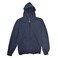 King's Collection 852 Zipped Sweatshirt Hoodie Small Ash Navy Blue