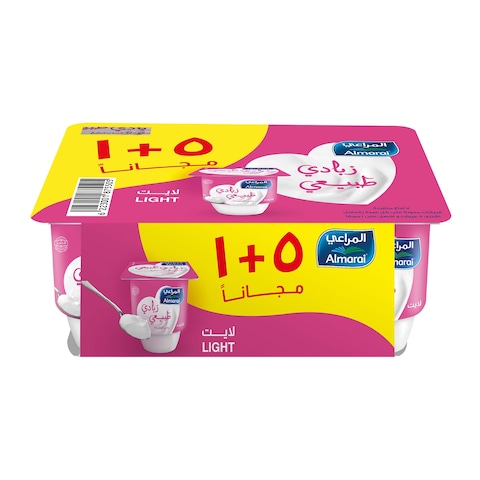 المراعي زبادي لايت - 105 جرام - 6 قطع