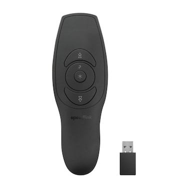 مؤشر لاسلكي سبيدلينك أكيوت بيور للعروض التقديمية - اسود