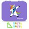 Eazy Kids 6 Compartment Bento Lunch Box w/ sandwich cutter- Unicorn Purple