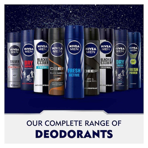 Nivea Deep Black Carbon Espresso Anti-Perspirant Spray - 150ml