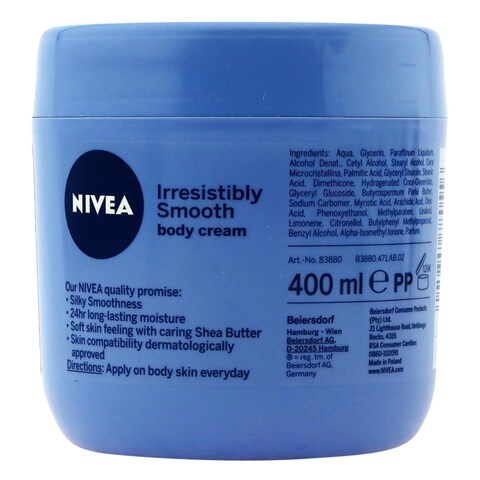 Nivea Smooth Sensation Creme Body Lotion 400Ml