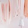 Blush and Rose Gold Streamer Ceiling Decoration