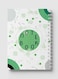 Lowha Spiral Notebook With 60 Sheets And Hard Paper Covers With Retro Geometric Design, For Jotting Notes And Reminders, For Work, University, School