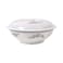 Hoover Starling Casserole Bowl With Cover - Floral White