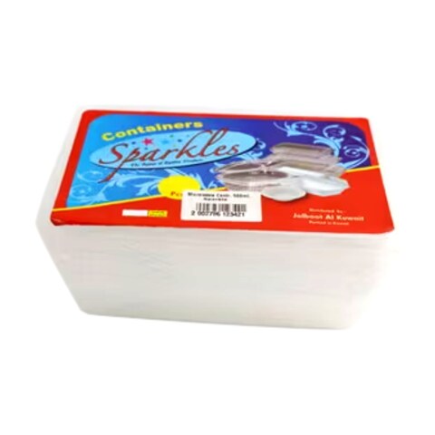 SPARKLE MICROWAVE RECT. 500ML