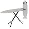 Ironing Board with Large 34 x 100'' Ironing Surface with Heat Resistant Cover And 100% Cotton Cover, 7 Adjustable Heights Ironing Board For Home Laundry Room Use