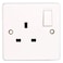 Elite 13AMP Socket Single W405