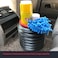 Generic-Folding trash can/outdoor portable retractable bucket/in-car storage bucket color box packaging