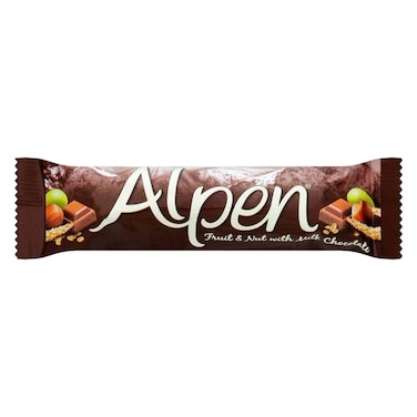 Alpen Fruit And Nut Milk Chocolate Muesli Bar 29g