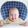Kidz Klub Harry Check Nursing Pillow - 100% Cotton Printed Kids Design - Nursing Support For Breastfeeding, Bottle Feeding, And Bonding - Size: 60 x 58 x 15cm