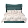 In House Lisbon Velvet Bed Frame - King - 200x180 cm - Turquoise