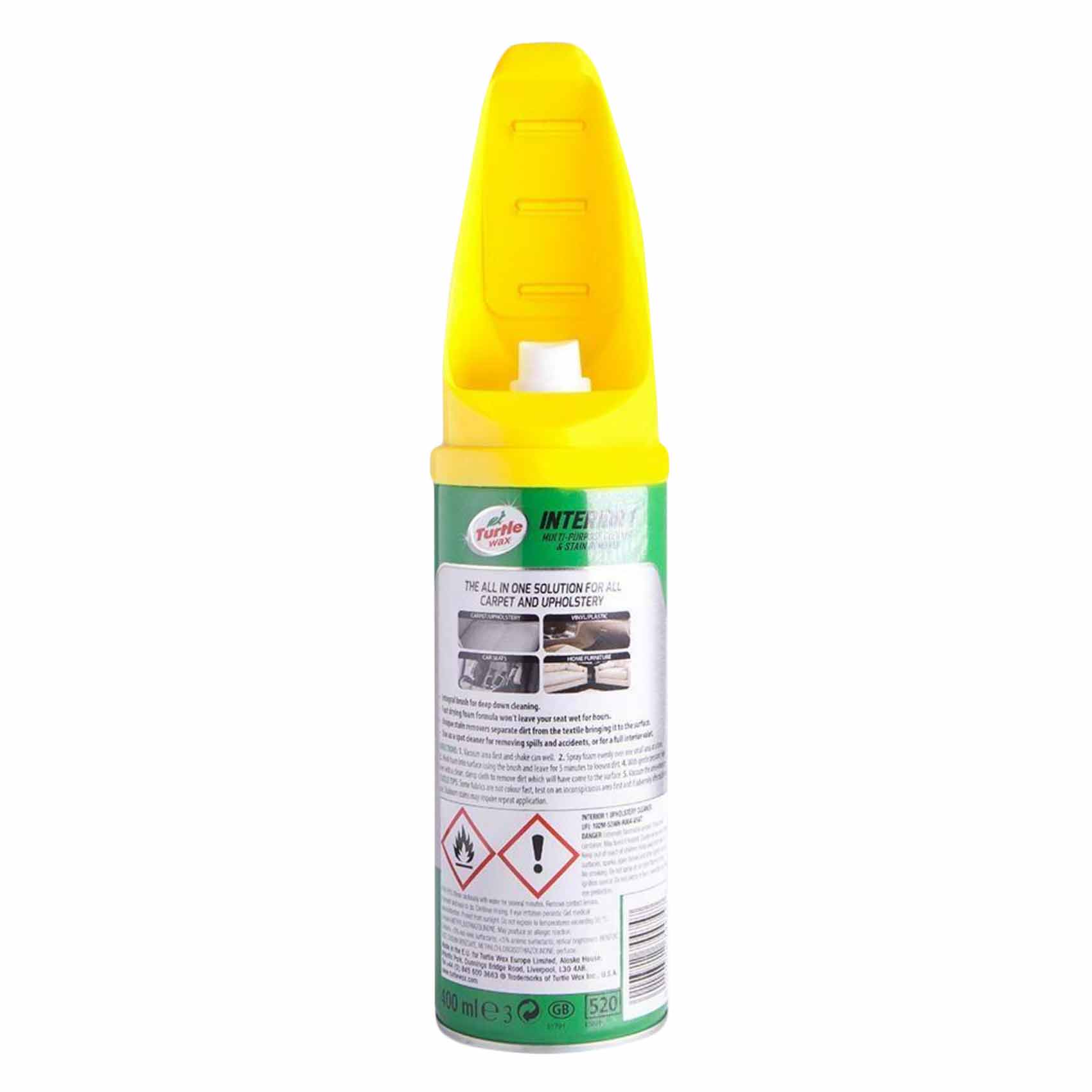 Turtle Multipurpose Cleaner With Stain Remover Brush 400ml