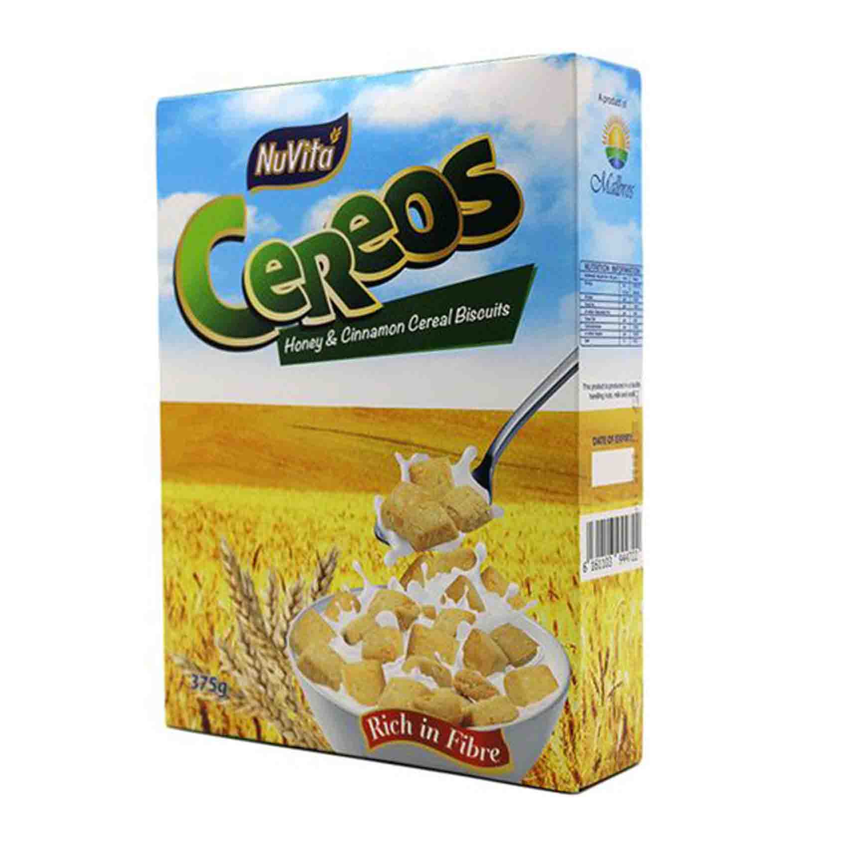 NuVita Cereos Honey &amp; Cinnamon Cereal 375g