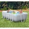 Intex Prism Frame Rectangular Pool Set, Ages 6+
