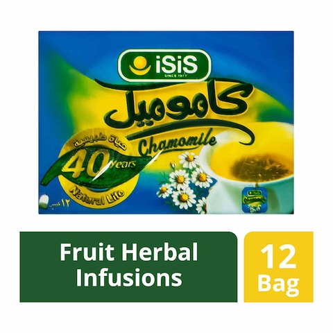 ايزيس شاي بابونج عضوي - 12 كيس