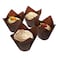 Fun Festive Tulip Baking Cups Brown 50x95mm 20 PCS