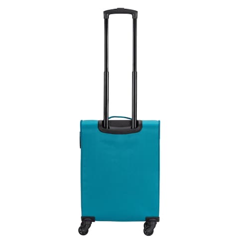 VIPTOUR Lightweight Single Piece Fabric Luggage 20 Inch Trolley Bag With 4 Spinner Wheels