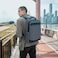 Arctic Hunter Durable Laptop Bag Light Weight Water Resistant with USB Jack Travel Backpack with Separate Laptop Compartment for Unisex B00478 Grey
