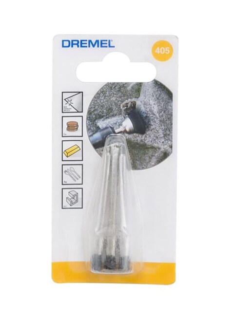 Dremel - Nylon End Shape Bristle Brush Silver/Black 32millimeter