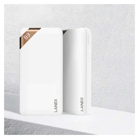 Lanex Power Bank with Digital Display - 20000mAh - LPB N10