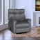 In House Velvet Rocking Recliner Chair - Grey - AB011