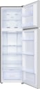 TCL 370 Liters Double Door Top Mount Refrigerator, Total No Frost Fridge &amp; Freezer With Powerful Interior LED Light And Large Crisper Drawer With Humidity Control, Inox, P370TMN