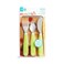 Munchkin Baby Fork Knife Spoon X3 Green