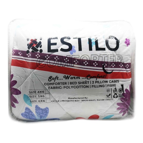 Estilo Duvet Printed 4X6 Single
