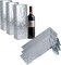 Cuisine Art Wine Bags, Wine Gift Paper Bags Single Bottle Wine Gift Bags Red Wine Tote Bags, 6Pcs 4.7 x 3.9 x 14.2&rsquo;&rsquo; Wine Gift Bags Kraft Paper Wine Bags Bulk with Handles, Pack of 6 Silver