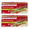 Diamond Ultra Strong 50 Sandwich Bags Pack of 2