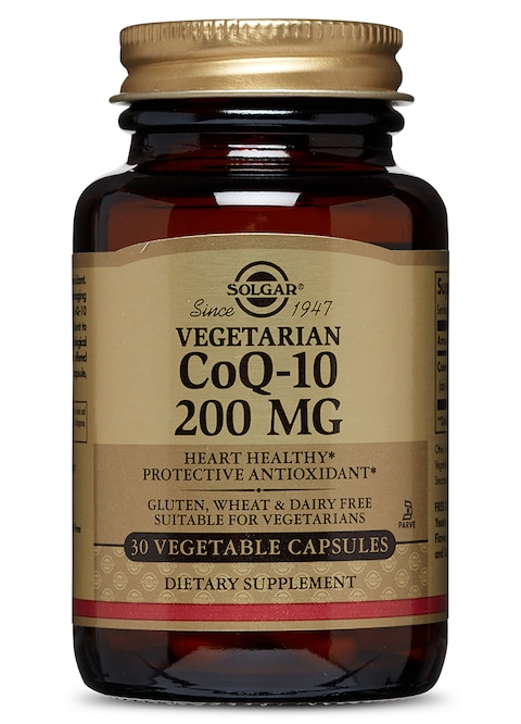 Vegetarian Coq-10 200 Mg 30 Vegetable Capsules
