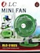 Dlc Usb Mini Fan, Clip On Desk Rechargeable Fan, Dlc-31025