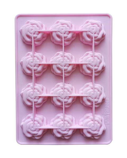 12 Cavity Silicone Flower Soap Mold Candy Molds Chocolate Molds Mixed Flower Shapes Cake Mold Cupcake Backing mold Muffin pan Handmade soap silicone Moulds