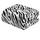 Fabienne Silky Soft Single Blanket Zebra Printed Flannel Throw Blanket For Sofa, 150X200cm, Black/White