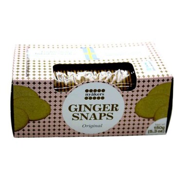 Nyakers Gingersnaps Original Biscuits 150g