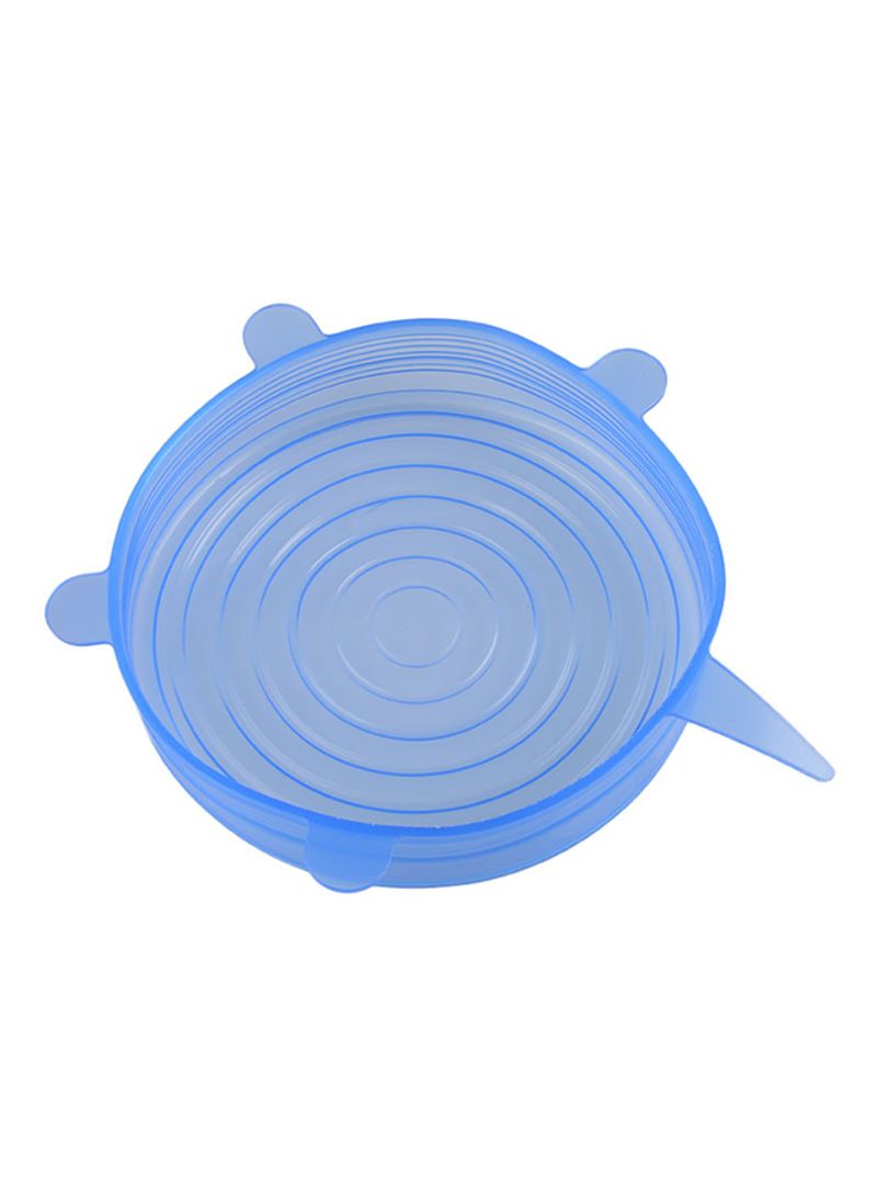 Generic 6-Piece Silicone Lids Blue