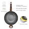 Fissman Wok Pan Capella 28cm With Glass Lid (Aluminum With Non-Stick Coating)