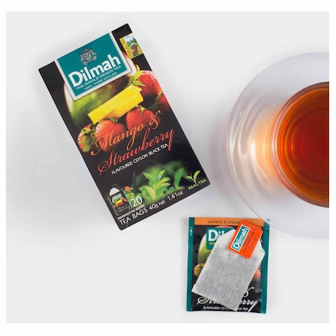 Dilmah Mango Strawberry Flavored Tea - 20Tea Bags