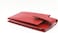 Other Red Leather Wallet With Memo Pad And Mobile Holder