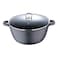 Bergner Novum Casserole With Lid Black 28cm