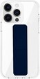 Apple iPhone 14 Pro Case With Hand Grip Foldable Magnetic Kickstand Wrist Strap Finger Grip Cover 6.1 Inch Clear/DarkBlue