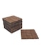 Family Ship Wooden Floor Tiles Dark Brown