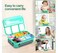 Bento Lunch Box 1300ML - 4 Deep Compartments, BPA Free, Leak-Proof &amp; Reusable - Microwave, Dishwasher &amp; Freezer Safe with Spoon for Adults, Kids, Toddlers (Green)