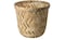 Plant pot, handmade bamboo, 12 cm