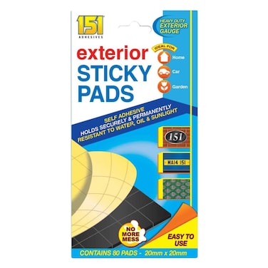 151 EXTERIOR STICKY PADS 1511031-36