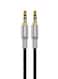 3.5mm To 3.5mm AUX Audio Cable 1000millimeter Silver