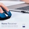 بروميت ماوس لاسلكي 2.4G، بصري عالي الدقة 1600DPI بدون سلك، مع مستقبل USB Nano، مدى عمل 10 أمتار، 3 مستويات DPI قابلة للتعديل و6 أزرار وظيفية لأجهزة Mac OS، Windows، كورسور