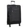 Cosmo Astra 8 Wheel Soft Luggage Trolley Black 50cm