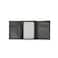 Inahom Tri-Fold Organised Wallet Flat Nappa Genuine and Smooth Leather Upper IM2021XDA0005-001-Black